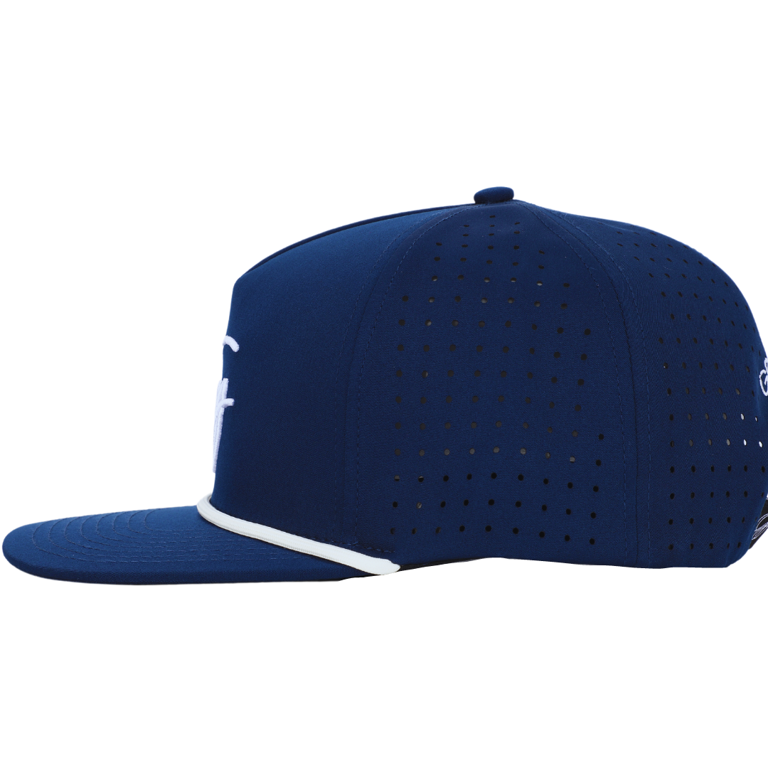 Blue String Snapback Hat – Grun Golf