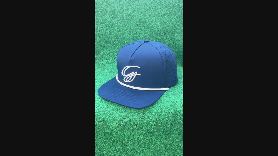 Blue String Snapback Hat